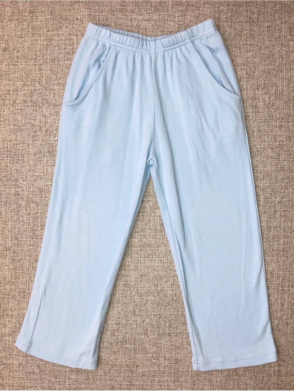 Eyelet and Ivy size 4 light blue knit pants VGUC